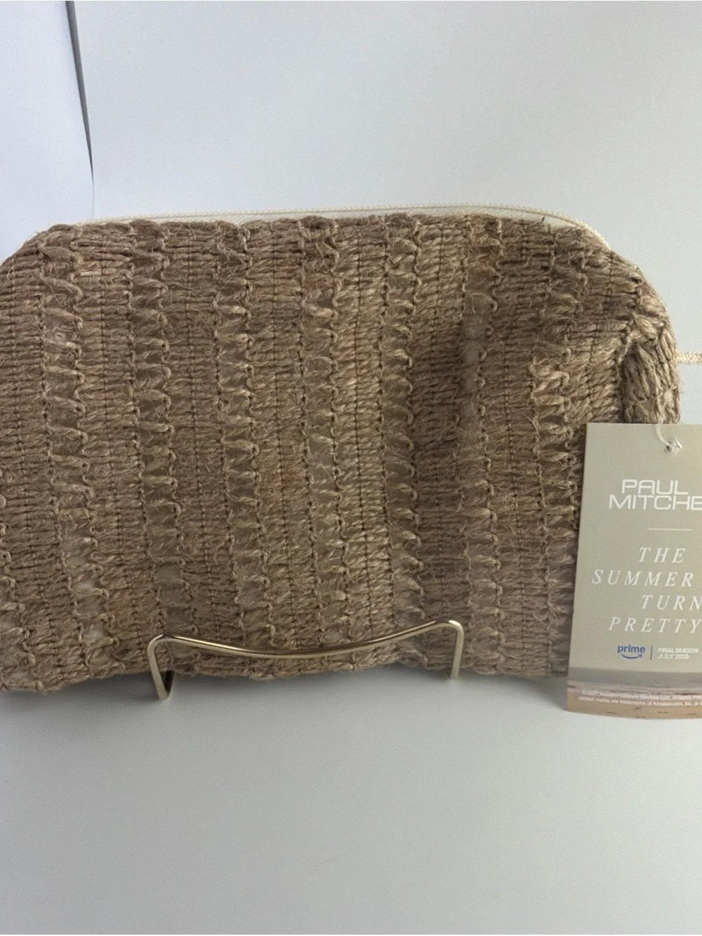 Make Up Bag by Paul Mitchell limited edition in Tan